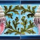 Antique French Art Nouveau Tile