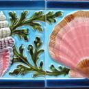 Antique French Art Nouveau Tile
