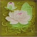 Antique English Art Nouveau Tile