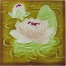 Antique English Art Nouveau Tile