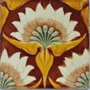 Antique English Art Nouveau Tile - Pilkington's