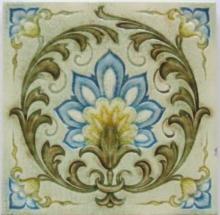 Antique English Victorian/Art Nouveau Tile - Minton's China