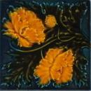 Antique English Art Nouveau Tile - Pilkington's