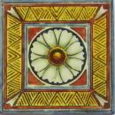 Antique English Hand-painted Tile