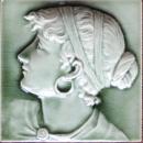 American Art Portrait Tile- Trent
