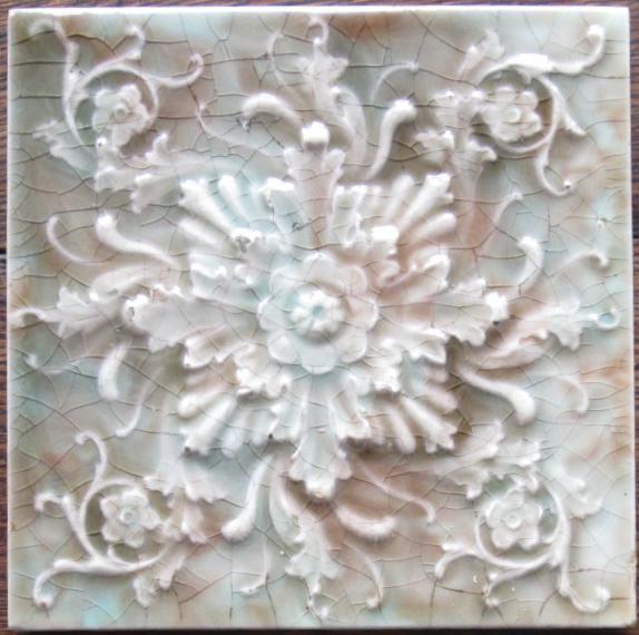 American Majlica Fireplace Tile- Trent - 9 available