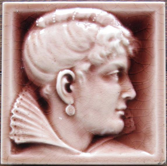 Antique American Portrait Tile - AETCO