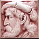 American Majolica Portrait Tile - AETCO