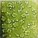Antique American Arts & Crafts Majolica Tile - J.& J.G. Low