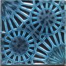 Pair of Antique American Arts & Crafts Majolica Tiles - J.& J.G. Low