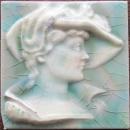 Pair of American Arts & Crafts Tile - USET
