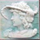 Pair of American Arts & Crafts Tile - USET