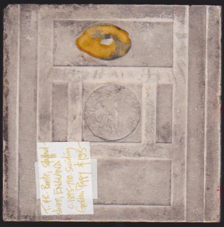 Antique English Art Nouveau Tile