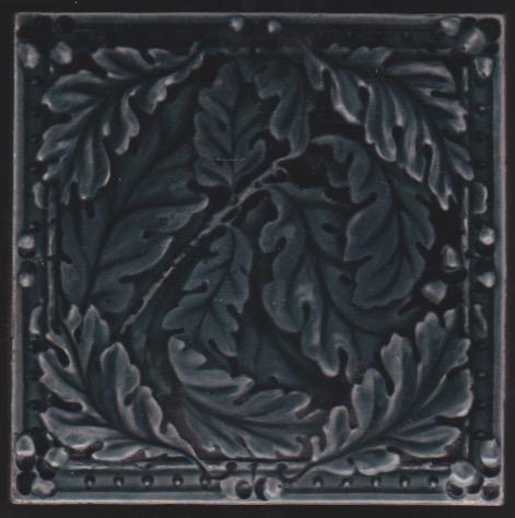 Antique English Art Nouveau Tile - Sherwin & Cotton