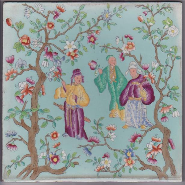 English Copeland Enameled and Gilt 8