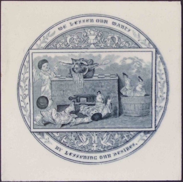 Antique Josiah Wedgwood & Sons Picture Tile