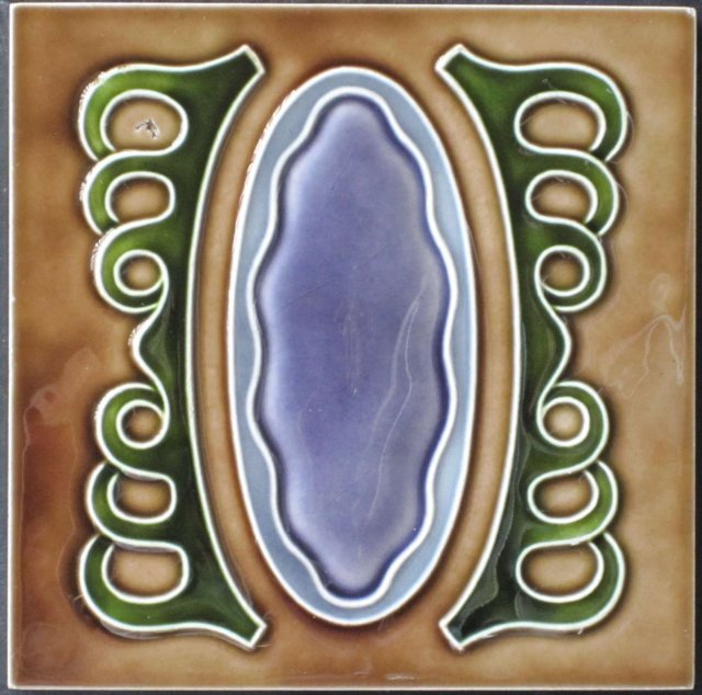 German art nouveau/jugendstil tile