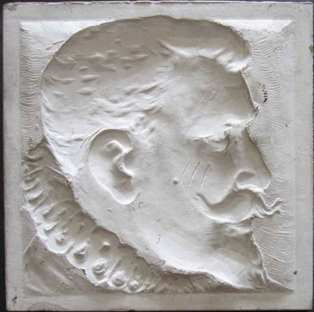 American Majolica Portrait Tile - AETCO