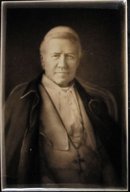 Antique English Portrait Tile -- Pope Pius X