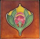 Antique German Jugendstil Tile - Grohn
