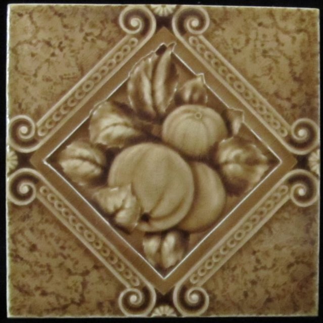 Antique Minton Majolica Tile