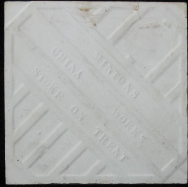 Antique Minton Majolica Tile