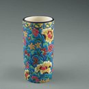 Antique French Art Pottery Majolica Vase