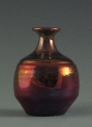 Fabulous Pewabic Pottery Iridescent Cabinet Vase