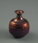Fabulous Pewabic Pottery Iridescent Cabinet Vase