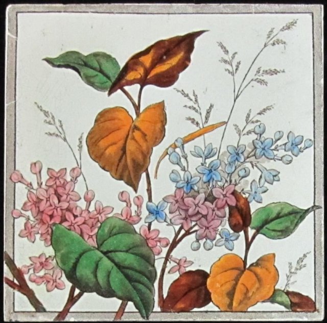 Antique English Victorian Tile 4 available.