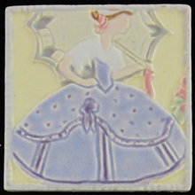 Antique American Arts & Crafts Tile - Rookwood Faience