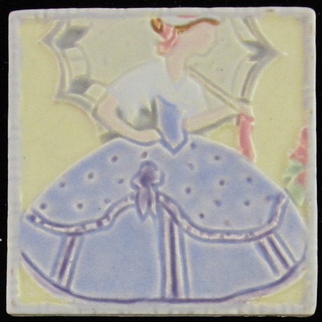 Antique American Arts & Crafts Tile - Rookwood Faience