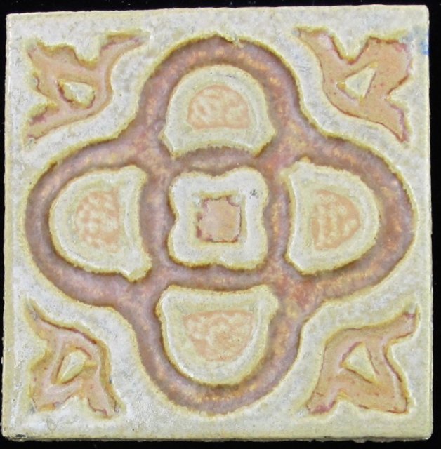 Antique American Arts & Crafts Tile - Flint Faience