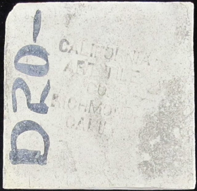 Antique American Caifornia Art Tile