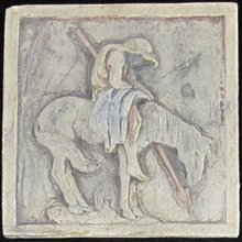Antique American Caifornia Art Tile