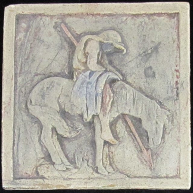 Antique American Caifornia Art Tile