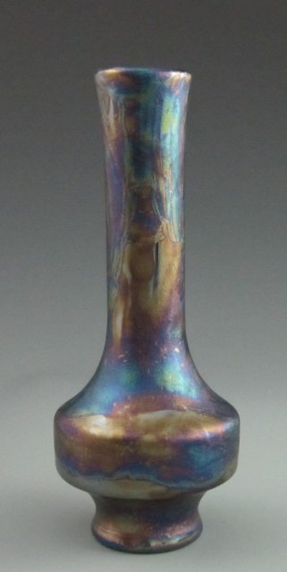 Fantastic, Iridescent Art Nouveau Pot by Massier