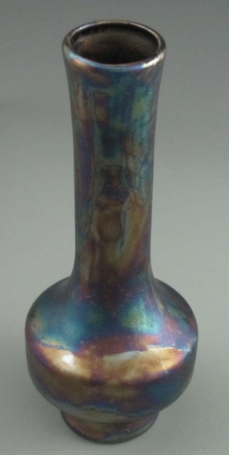 Fantastic, Iridescent Art Nouveau Pot by Massier