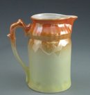 Antique Bavarian Porcelain Lustre-Ware Pitcher