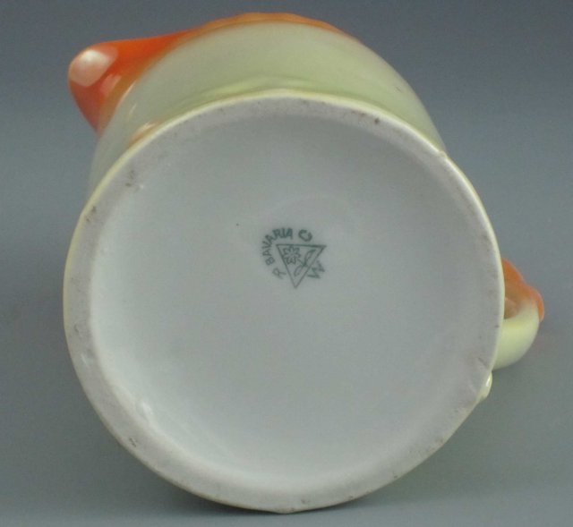 Antique Bavarian Porcelain Lustre-Ware Pitcher
