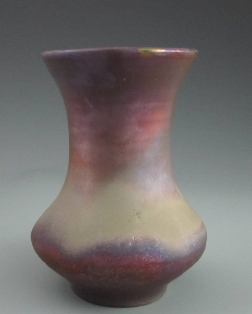 Antique Pewabic Pottery Iridescent Vase
