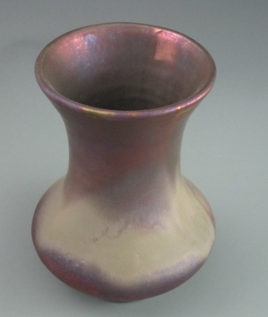 Antique Pewabic Pottery Iridescent Vase