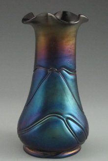 Antique Bohemian Art Glass Vase - Loetz?