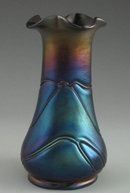 Antique Bohemian Art Glass Vase - Loetz?