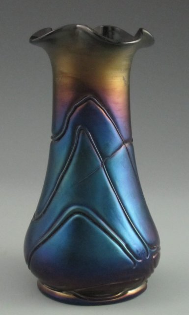 Antique Bohemian Art Glass Vase - Loetz?