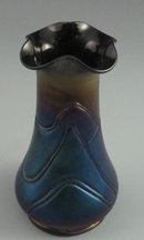 Antique Bohemian Art Glass Vase - Loetz?