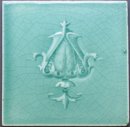 Antique English Art Nouveau Tile