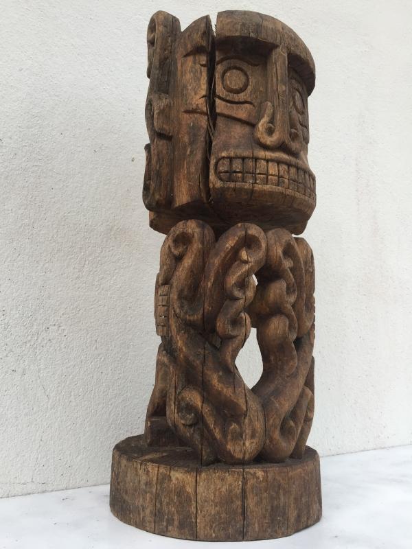 ANTIQUE 520mm KORWAR STATUE Cenderawasih Oceanic Art Sculpture Image Artifact