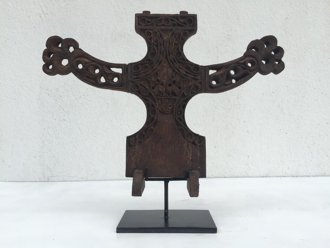 LETI ANCESTRAL ALTAR Tafu Worship Image Old Artifact Statue Sculpture Art #3