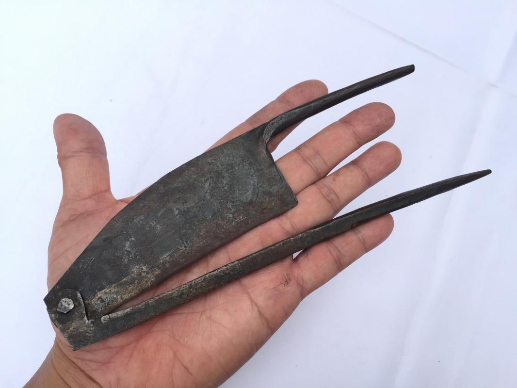 FREE POSTAGE 215mm XXXL LARGE IRON CUTTER Betel Nut Borneo India VINTAGE ANTIQUE
